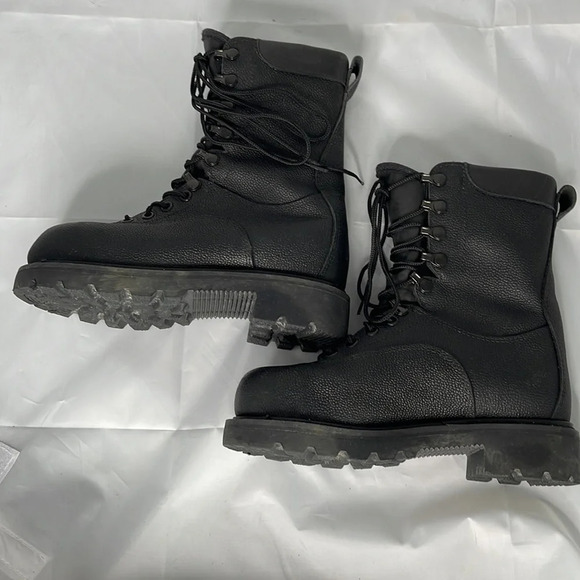 TERRA Safety Boots CSA Approved Steel Toe Cold Wet Weather Black Size 215/88 3.5 - Picture 6 of 11